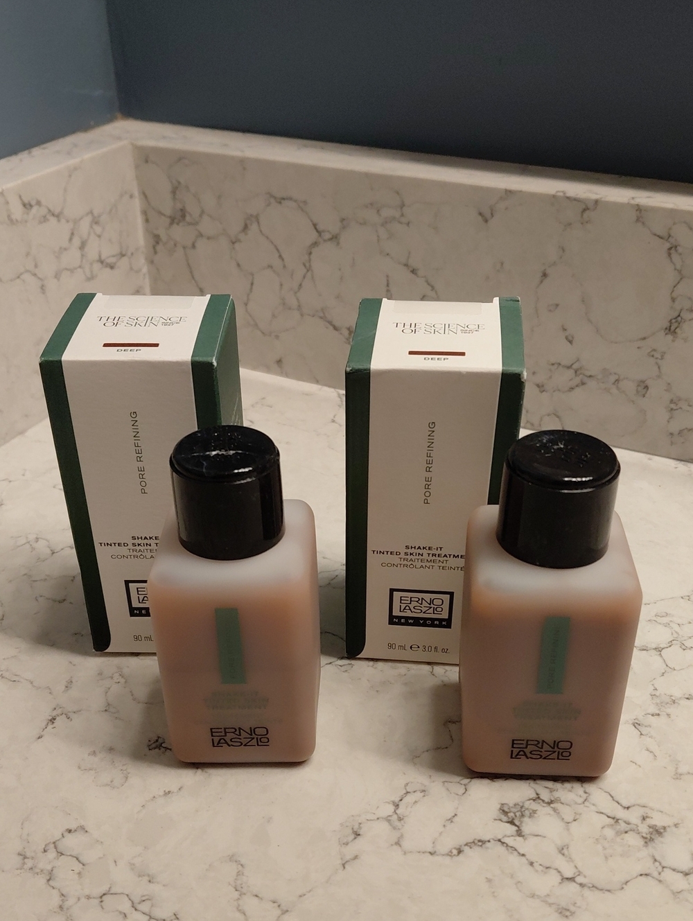 LOT OF 2  NEW Erno Laslo Shake-It Tinted Skin  Treatment  90 ml / 3.0 fl oz DEEP